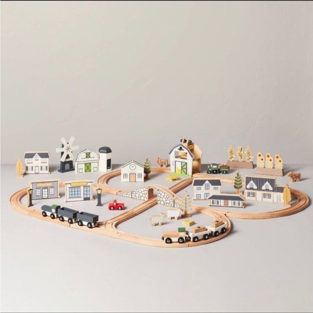 Toy Train Track Set 84pc - Hearth & Hand with Magnolia